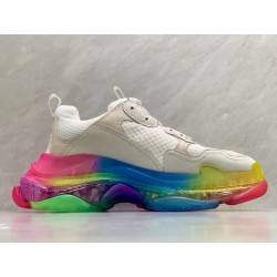 GT Batch Balenciaga Triple S Clear Sole Rainbow