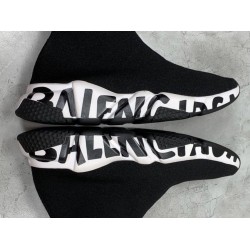 GT Batch Balenciaga Speed Trainer LT Grafitti Black White