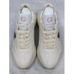 GT Gucci Men's White Disney X Rhyton Trainer