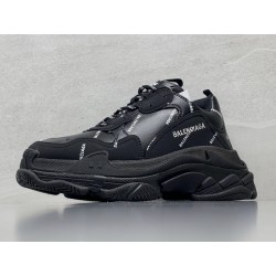 GT Batch Balenciaga Triple S All Over Logo Black