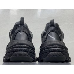 GT Batch Balenciaga Triple S All Over Logo Black