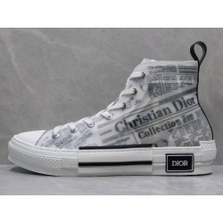 GT Dior B23 x Daniel Arsham Newspaper Print Hi Top Sneaker