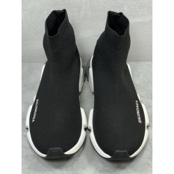 GT Batch Balenciaga Speed Trainer Clear Sole Black White Clear Black