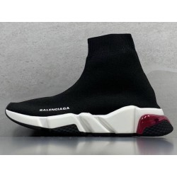 GT Batch Balenciaga Speed Trainer Clear Sole Black White Pink Black