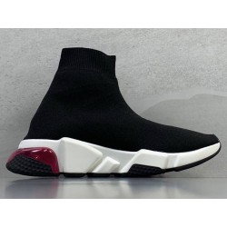 GT Batch Balenciaga Speed Trainer Clear Sole Black White Pink Black