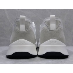 GT Dior B25 Oblique Canvas and Suede Sneaker White