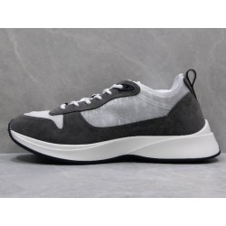 GT Dior B25 Oblique Canvas and Suede Sneaker Gray