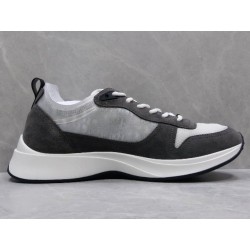 GT Dior B25 Oblique Canvas and Suede Sneaker Gray