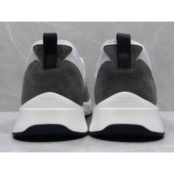 GT Dior B25 Oblique Canvas and Suede Sneaker Gray