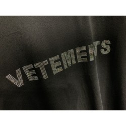 Vetements Swarovski Tee Black