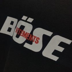 Vetements Bose Tee Black