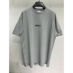 Vetements Script Tee Grey Marl