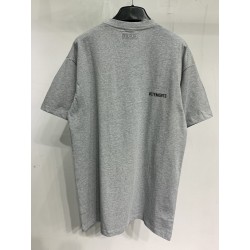 Vetements logo Tee Grey Marl