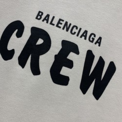 Balenciaga CREW Large Fit Tee White