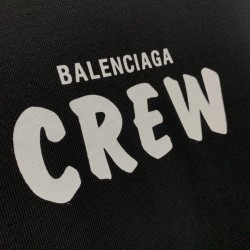 Balenciaga CREW Large Fit Tee Black