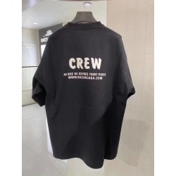 Balenciaga CREW Large Fit Tee Black