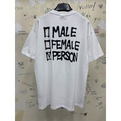 Vetements Person Tee White