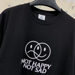 Vetements Happy Not Sad Tee Black