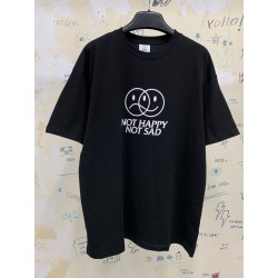 Vetements Happy Not Sad Tee Black