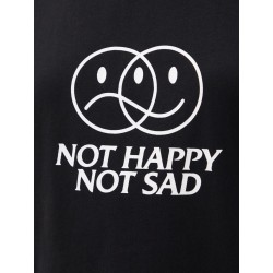 Vetements Happy Not Sad Tee Black