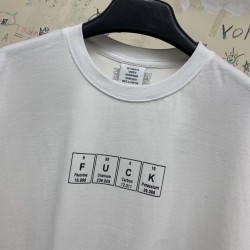 Vetements Fuck Tee White