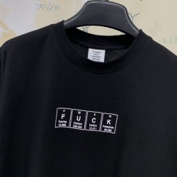 Vetements Fuck Tee Black