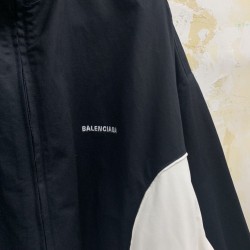 Balenciaga Windbreaker Black White