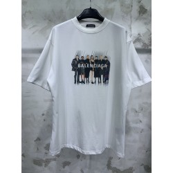 Balenciaga Line Up Tee White