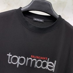 Balenciaga Top Model Tee Black