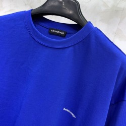 Balenciaga Copyright Large Fit Tee Royal