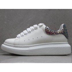 GT Alexander McQueen Oversized Sneaker White Glitter