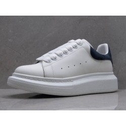 GT Alexander McQueen Oversized Sneaker White Navy Suede