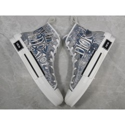 GT Dior B23 x Shawn Motif Hi Top Sneaker