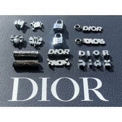 GT Dior and Shawn Sneaker Charms Silver