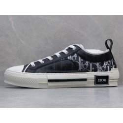 GT B23 Low Top Sneaker Black and White Dior Oblique