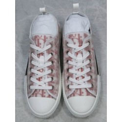 GT B23 LowTop Sneakers Red and White Dior Oblique Canvas