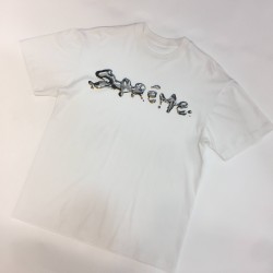 Supreme Liquid Tee White