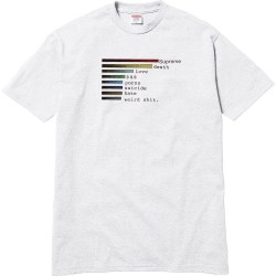 Supreme Chart Tee White