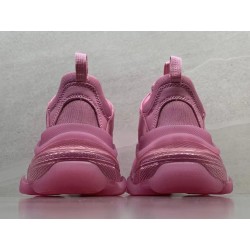 GT Batch Balenciaga Triple-S Clear Sole Leather Free Pink